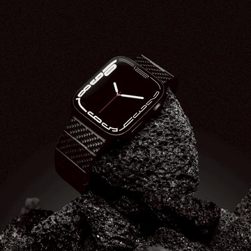 【MAGEASY】Carbon純碳纖維鏈錶帶-Apple Watch