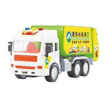 風車圖書 FOOD超人 城市聲光慣性環保垃圾車  7 x 23 x 9.5cm  1個