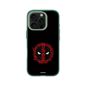 iPhone 16 Pro Clear 憂墨綠 - 迪士尼-漫威 Marvel - 死侍-漫畫標誌