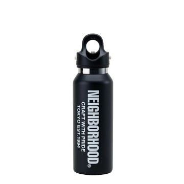 NEIGHBORHOOD  NH X REVOMAX . VACUUM INSULATED BOTTLE 12OZ SLIM BLACK