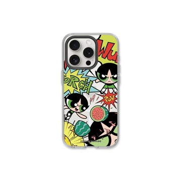 RHINOSHIELD iPhone 12/Pro/Pro Max Clear(MagSafe 兼容)透明防摔手機殼｜飛天小女警系列-毛毛