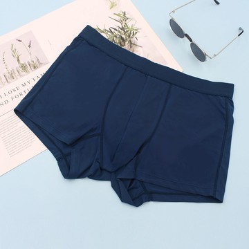 [iONNO] 抗臭清新褲-天然植萃抗菌防臭透氣男士短版平口內褲-海軍藍
