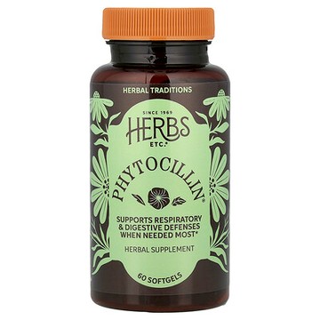 Herbs Etc., Phytocillin®，60 粒軟膠囊