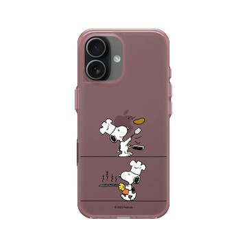 iPhone 17 Clear (相機按鈕) 晶醺玫 - 史努比 Snoopy - 小小廚師