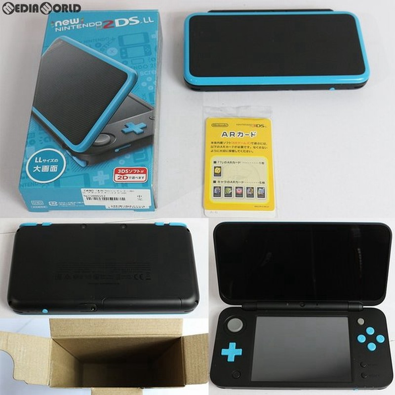 Newニンテンドー2DS LL 本体 ブラック×ターコイズ www