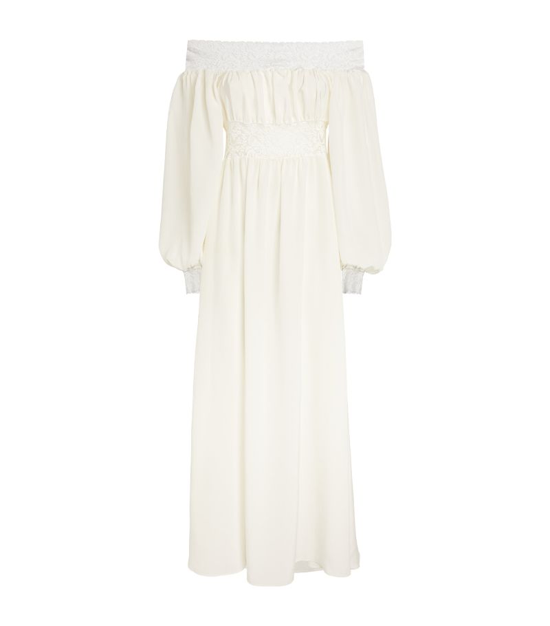 Loretta Caponi Silk Claretta Nightgown