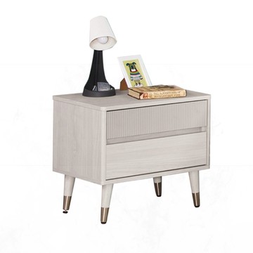 文創集 摩克1.8尺二抽床頭櫃-54.5x40x51.5cm免組