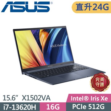 ASUS Vivobook 15 X1502VA-0221B13620H 藍(i7-13620H/16G+8G/512G/FHD/W11/15.6)特仕