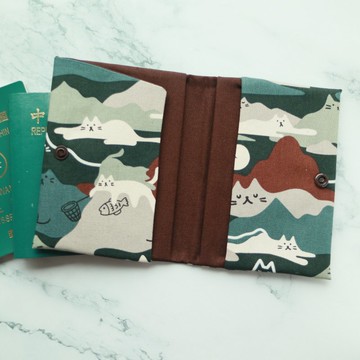 【貓咪山海】共有3色 護照套 護照夾 護照包