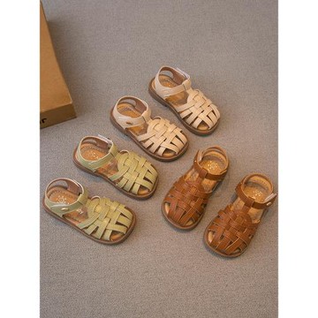 女童包頭涼鞋2025夏季新款兒童鞋子小女孩公主鞋軟底防滑寶寶鞋潮