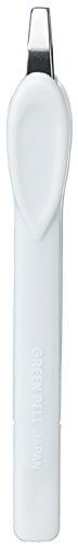 Green bell rubber grip tapered tweezers