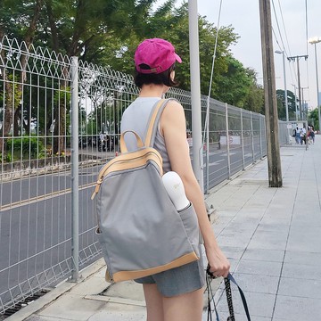 WEEK N 後背包       電腦包-灰色