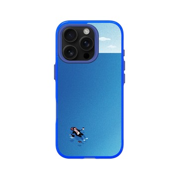 iPhone 16 Pro Clear 激光藍 - Ocean Collection: Let's Sea 海洋系列：一路向海 - 浪它去吧
