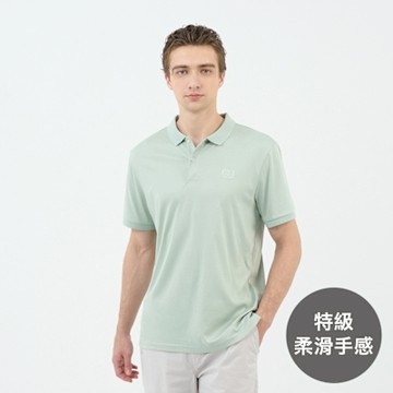 GIORDANO 男裝短袖POLO衫 Liquid Touch系列 - 22 水灰綠