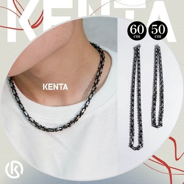 齒輪 黑鍊 項鍊 高級不銹鋼 50/60CM 男配件 街頭 潮流  情侶 質感 KENTA