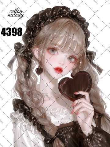 original sticker no.4398 人物貼紙 原創貼紙 原創人物貼紙 裝飾貼紙 cotton melody