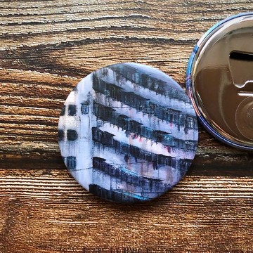 磁石貼開瓶器-襟章-益昌大廈