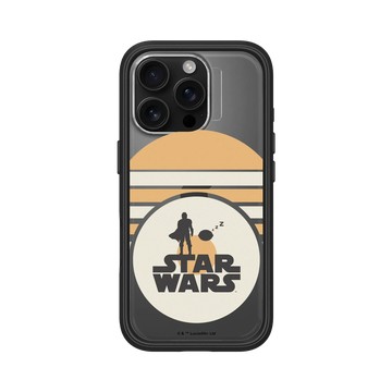 iPhone 16 Pro Mod NX 黑 - Star Wars - The Mandalorian - 復古印刷