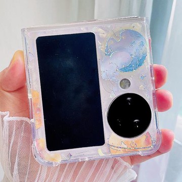 星球星空適用oppo find n3 flip手機殼ins風宇宙三星zflip6小折疊屏pocket 2氣囊zflip5新款vivo x flip