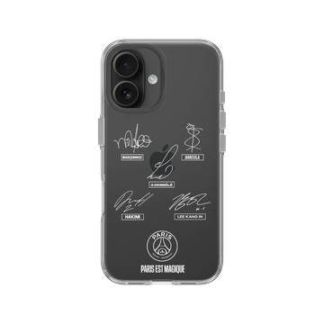 iPhone 16 Clear 透明 - PSG - PSG Signatures white