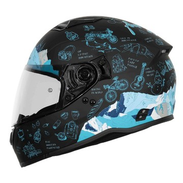 SOL SF-7 / SF7 探險者 消光黑/藍綠 內藏式墨鏡 EPS 眼鏡溝 耳機槽 全可拆洗 金屬排齒釦 全罩 安全