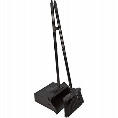 Carlisle 36141503 DuoーPan Dustpan & Lobby Broom Combo, 3 Foot Overall Heigh