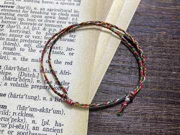 五色線款 簡約編繩款手繩  腳鍊 各色客製訂作