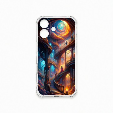 iPhone 16  殼 TRON IPhone 16 樓梯與少女 四角防摔殼 手機殼