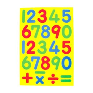 成功 #2150C 彩色幼教磁鐵板(數字)