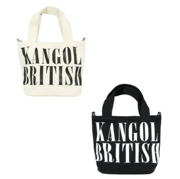KANGOL 側背包 米白 / 黑 字母LOGO 手提包 水桶包 包包 65551709-