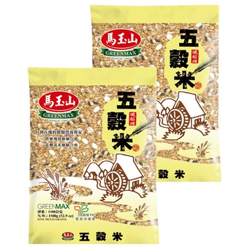 馬玉山 五穀米 豐富全穀 營養均衡  1.5kg  2包