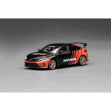 MOTORHELIX 1/64 合金系列 Honda Civic TYPE-R FL5 ADVAN  MF10 輪圈