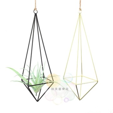 鐵藝空氣鳳梨支架 【綠美園樂居】F2-1 空氣鳳梨 空鳳架 粉撲架 無土架 植物架 吊掛盆栽 空鳳支架 空氣鳳梨掛架