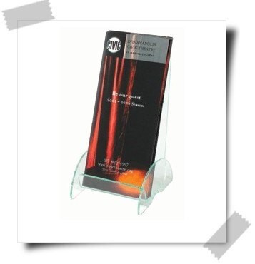 美國迪多 775383水晶質感(1/3 A4)高背目錄架