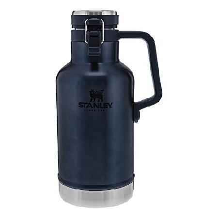 Stanley Classic Easy-Pour Growler 64oz, Insulated Growler Keeps Beer Cold ＆ Carbonated made with Stainless Steel Interior, Durable Exterior Coating