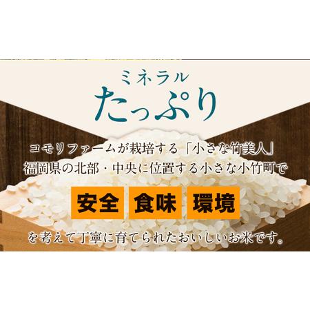 ふるさと納税 令和5年産 小さな竹美人 7分づき 米 4kg(2kg×2袋) 株式会社コモリファーム《お申込み月の翌月から出荷開始》 福岡県小竹町