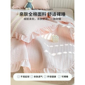 床蓋單件純棉四季通用2023新款榻榻米全棉床單三件套3床罩墊炕單