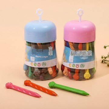 🌈小麥有品＋安心首選❤️不髒手蠟筆可水洗幼兒園專用油畫棒36色兒童無毒不粘手塗鴉畫畫筆 5RT64