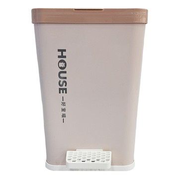 HOUSE 好室喵 軟糖緩降踏式小垃圾桶 6L容量 方型  顏色隨機  25.5 x 20.4 x 29.7cm