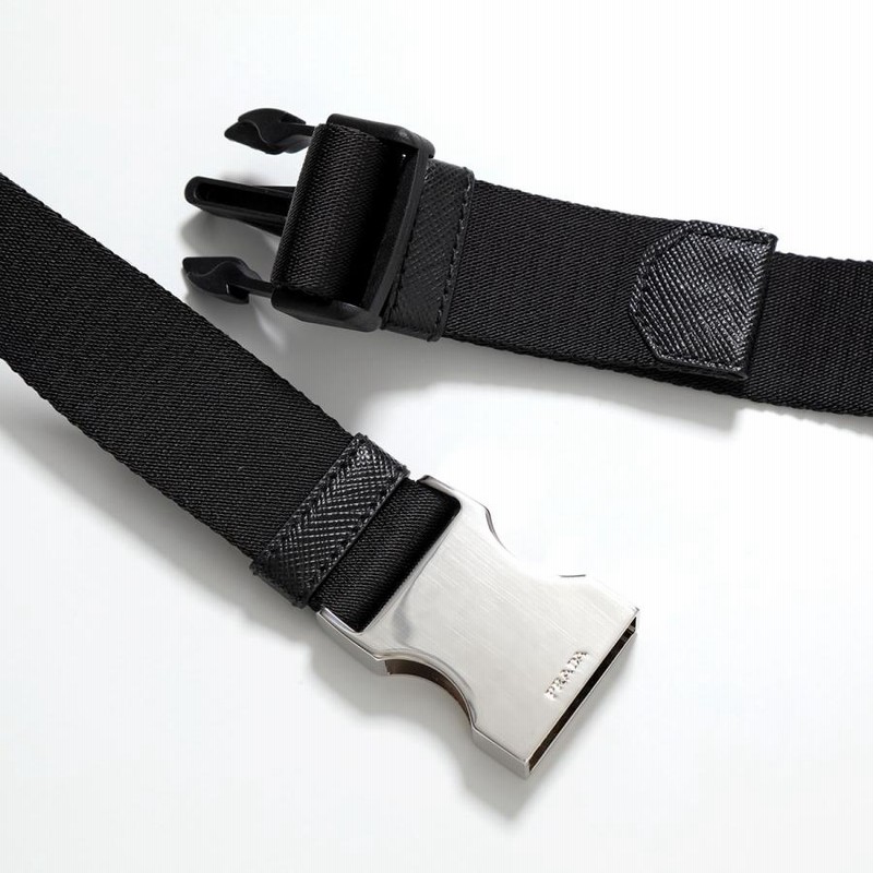 PRADA Belts Unisex Black - POIZON