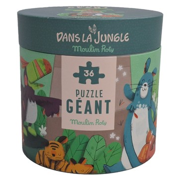 Moulin Roty 巨型棕櫚樹叢林冒險拼圖  36片  1盒