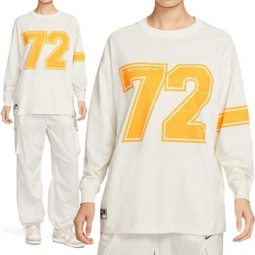 Nike As W Nsw Ls Tee Os Gcel 女款 米黃色 落肩 寬鬆 長袖 IO0481-047