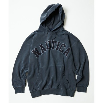 AirRoom正品 2024AW NAUTICA Pigment ARCH LOGO HOODED 刺繡 字體水洗 帽T