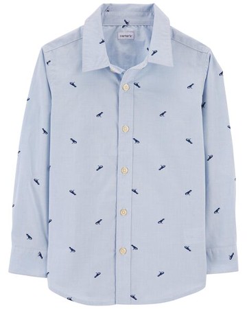 Kid Schiffli Button-Front Shirt