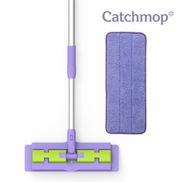 【廠商直送】Catchmop多用途神奇拖把組合-1桿+1布