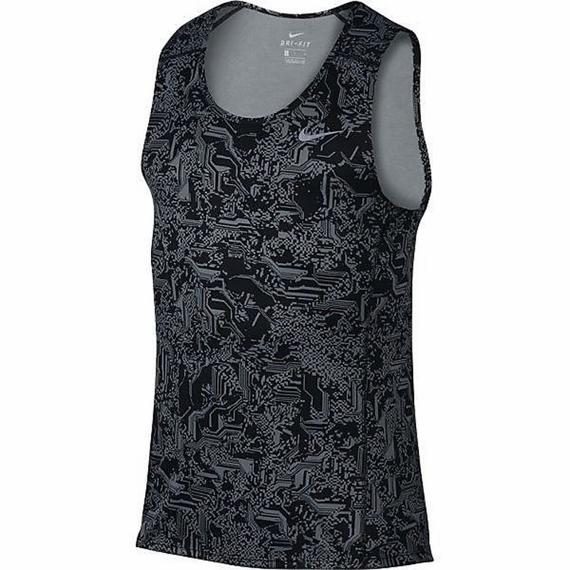 Nike ナイキ ランニング メンズ半袖tシャツ As M Nk Dry Miler Tank Printed 010 メンズ ブラック クールグレー リフレクティブシルバー 通販 Lineポイント最大0 5 Get Lineショッピング