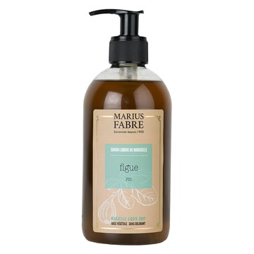 MARIUS FABRE 法鉑馬賽肥皂 香氛液體皂 無花果 400ml-溫和潔淨、天然植物油  1瓶