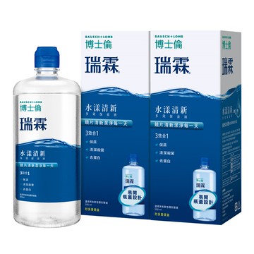 博士倫瑞霖水漾清新多效保養液500ml*2