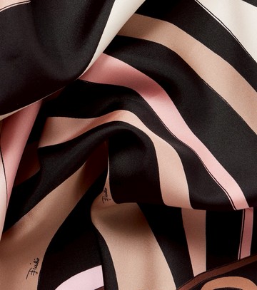 Pucci Marmo Maddalena silk twill scarf