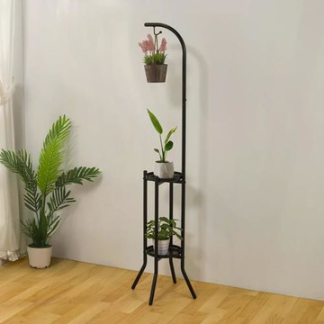 【H&R安室家】吊掛式雙層植物盆栽架 BM50